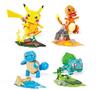 MEGA Pokemon Mega Construx Quad Set Пикачу Бульбазавр Сквиртл 818 деталей