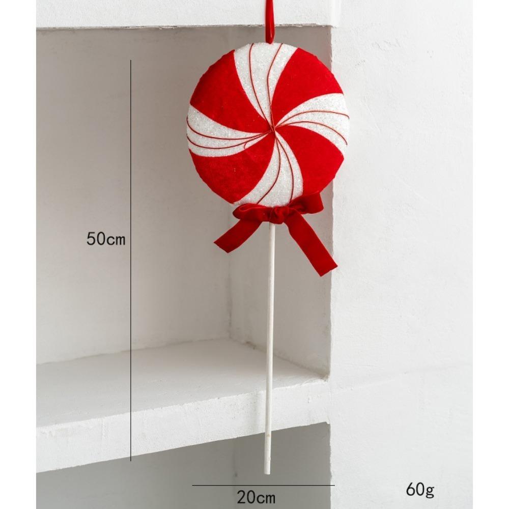 Multicolor Christmas Lollipop Decorations Foam Party Supplies Hanging Pendants Photo Props Cartoon Candy Cane