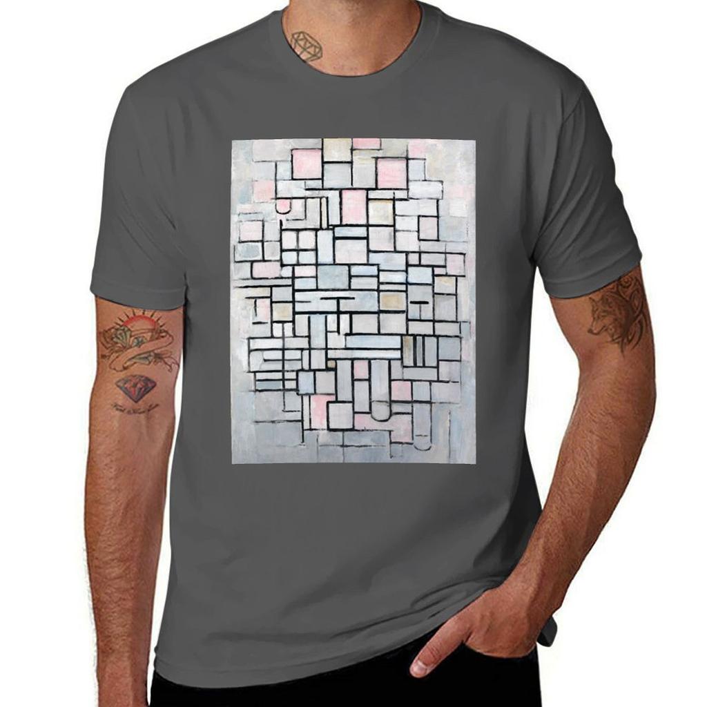 Piet Mondriaan Composition No IV TShirt Simple Print Design TShirt