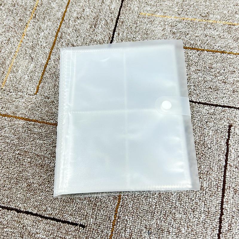 Прозрачный матовый альбом для карт с 1-4 ячейками - Маленький фотоальбом для хранения карт 3 дюйма