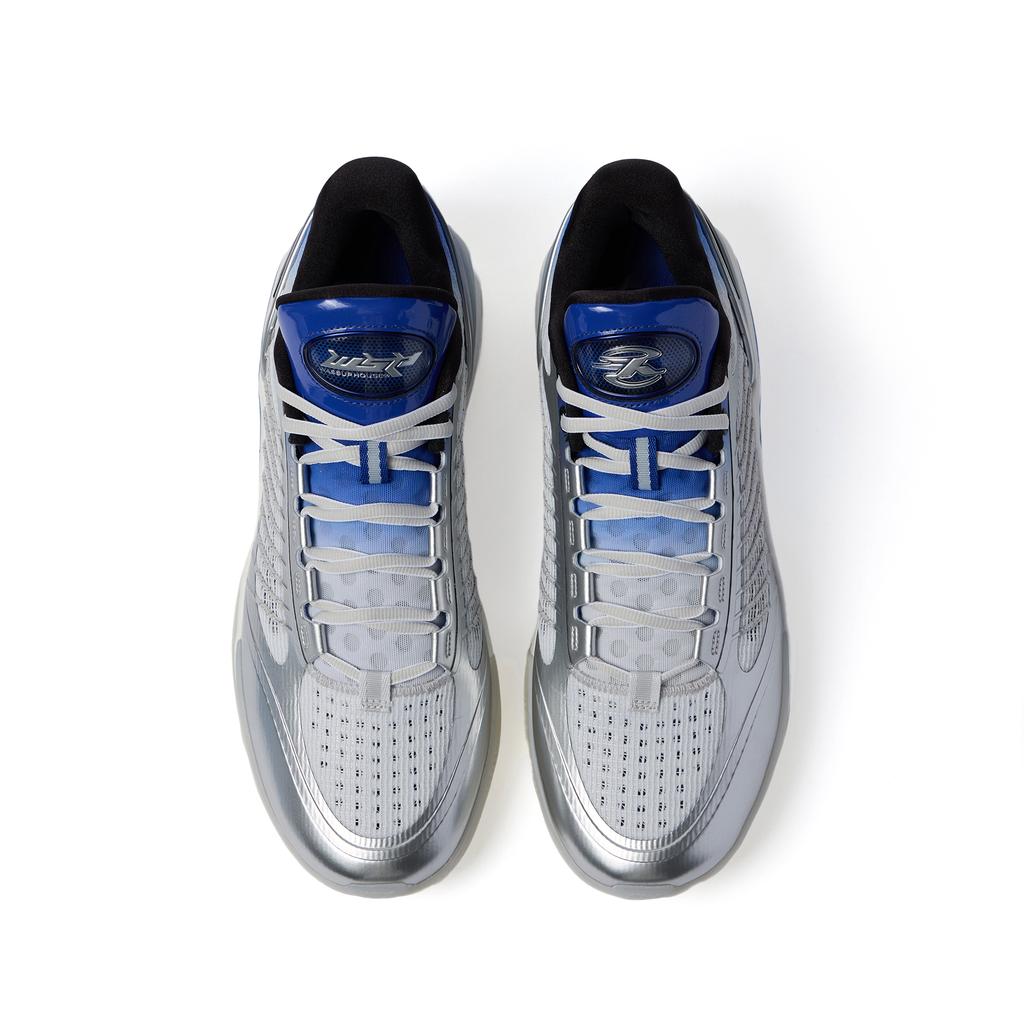 Anta Wassup X  KT10 Low Клэй В Синем Профессиональные Баскетбольные Кроссовки Мужские Кроссовки Серый Серебристый 112521101S-1