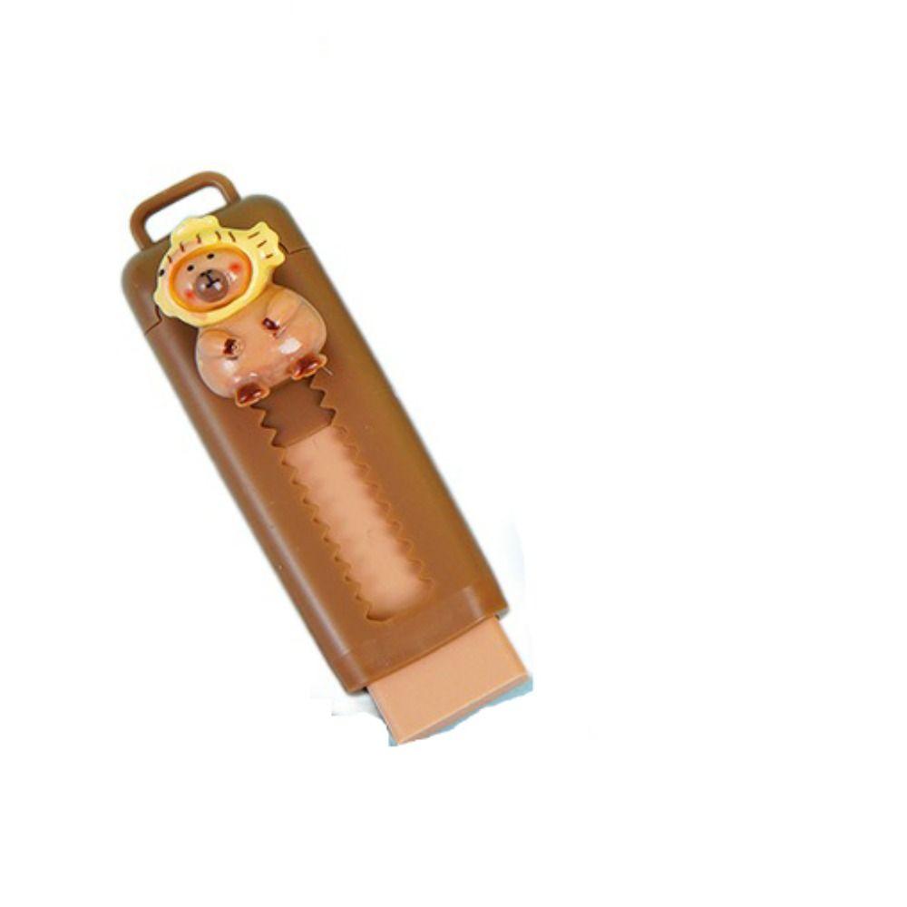 1 шт. Push Pull Capybara ластик милый мягкий 4B школьные принадлежности чистый беспорядок бесплатно канцелярские принадлежности для студентов