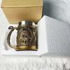 1pc 600ML Medieval Vintage Beer Cups, Stainless Steel Coffee Cups, Creative Viking Mugs, Bar Decorations, Resin Crafts