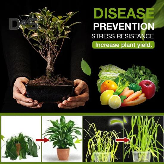 Порошковый активатор почвы Удобрение, богатое питательными веществами, стимулятор роста растений Порошок для активации почвы для почвенной смеси Рассада Компост Растения для помещений и улицы