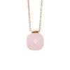 Necklace - LOVA LOLA VAN DER KEEN - LINEA MODA - Genuine Pink Crystal - 925 Sterling Silver - Rose Gold