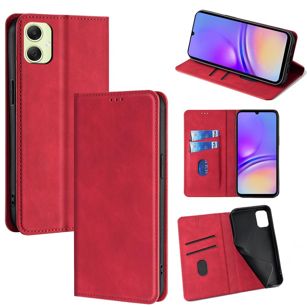 For Samsung Galaxy A05 4G Case Card Holder PU Leather Magnetic Closing Phone Cover