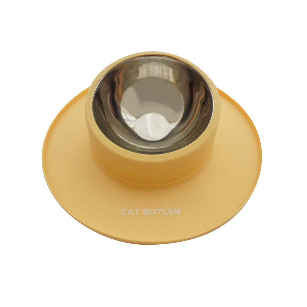 Silicone Stainless Steel Pet Non- And Leak-proof Eating And Drinking -purpose Easy To Clean Dog Fixed Dog Food Bowl
