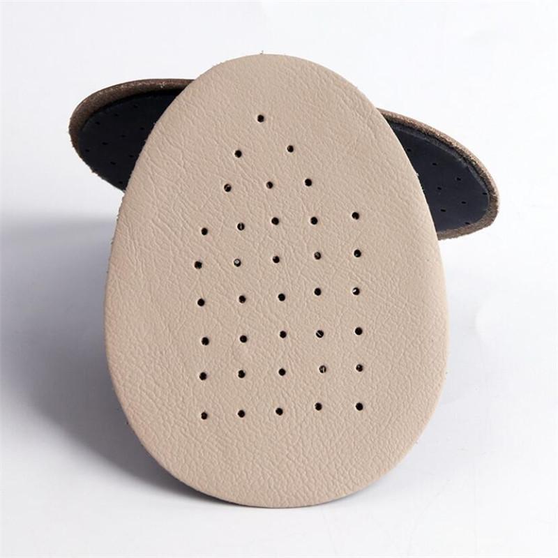 1 пара кожаных ортопедических стелек для поддержки свода стопы для женской обуви, массажные подушки для высокого каблука, вкладыши для обуви