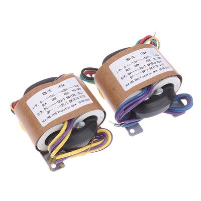 Трансформатор Rn-10 R Core 10 Вт R10 Двойной 9 В 12 В 15 В 18 В Трансформаторы 230 В на 2x9 В Медный 115 В Экранированный Плата Предварительного Декодирования Блок Питания