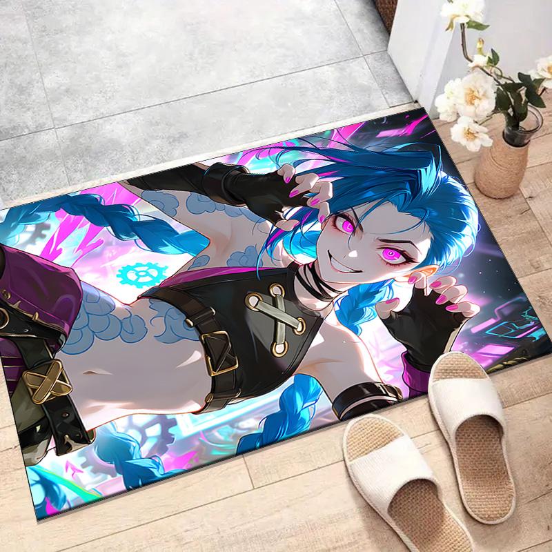 Game Lol Printed Area Rug Carpet for Bedroom Living Room Home Decor Rugs Mat Non Slip Mat Rug for Bedside