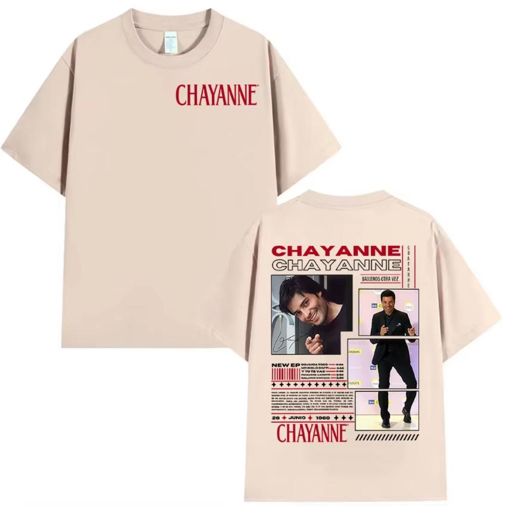 Мужская футболка с графическим принтом альбома рэпера Chayanne, модная хип-хоп футболка с коротким рукавом, хлопковая футболка, уличная одежда