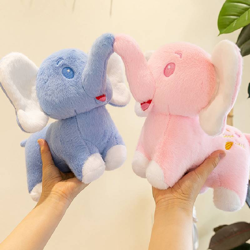 Plush Elephant Toys Dumbo Cartoon Animals Fill Doll Appease Accompany Gift Child