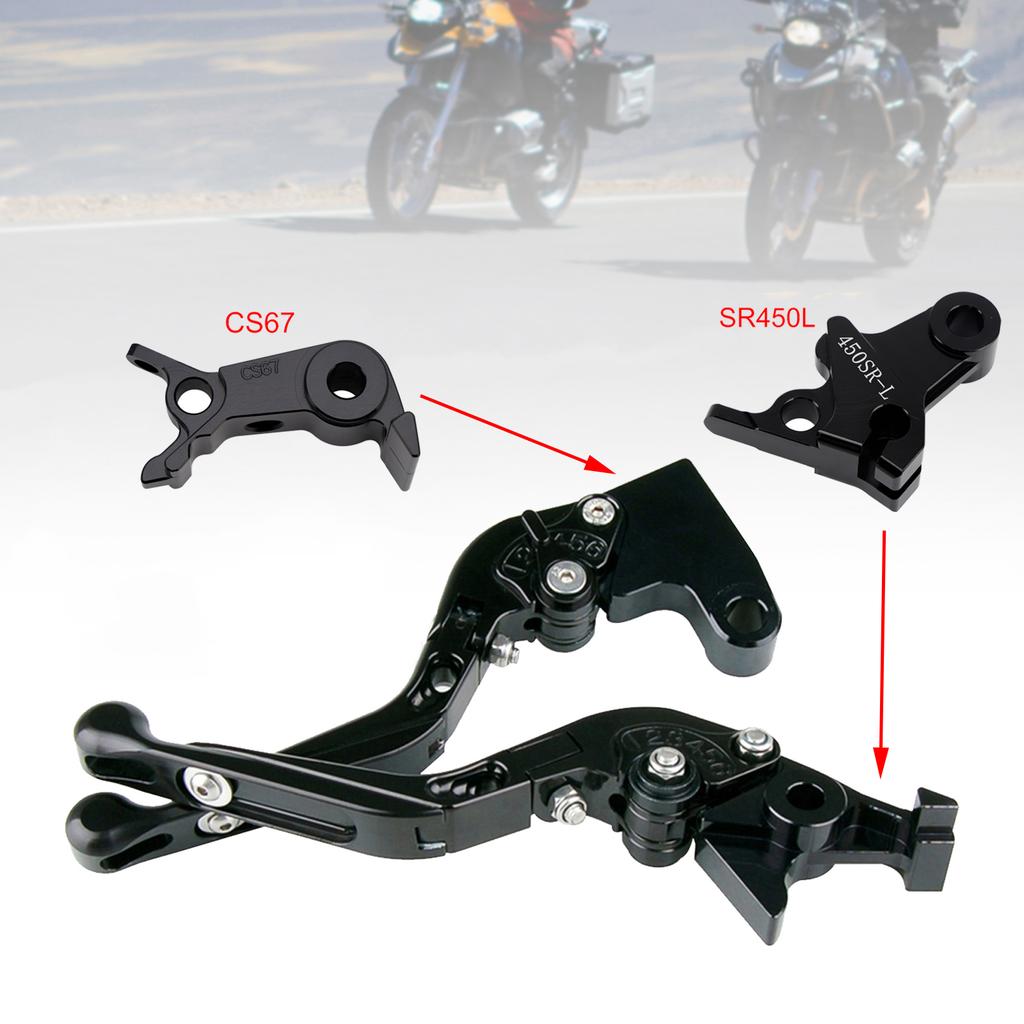 Adjustable Clutch Brake Lever fit for VOGE DS900X 900DSX 2024-2026 Black