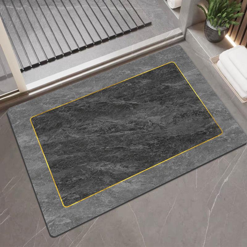 Диатомовая подушка абсорбирующая туалет ванная комната нескользящий коврик для ног туалет быстросохнущий придверный коврик можно стирать простой бытовой