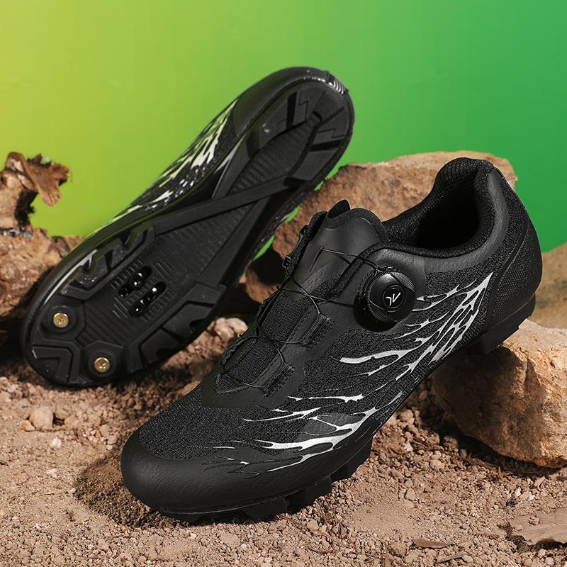 Мужские шоссейные велотуфли Дышащие Летние Самозапирающиеся Шипы Нескользящие Горный Велосипед Туфля Мужские spd гоночные Кроссовки Легкие