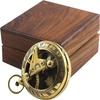Marine Solid Pocket Sun Dial Compass Compass In Box Vintage Polished