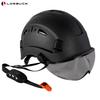 LOEBUCK Carbon Fiber Pattern Safety Helmet Hard Hats, Construction Approved Hard Hat,ANSI Z89.1 Adjustble Vented Safety Helmet For Men Women,