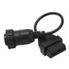 2pcs OBD2 Connector Cable 14pin OBD To 16pin Diagnostic Tool Scanner Adapter Cable Replacement for