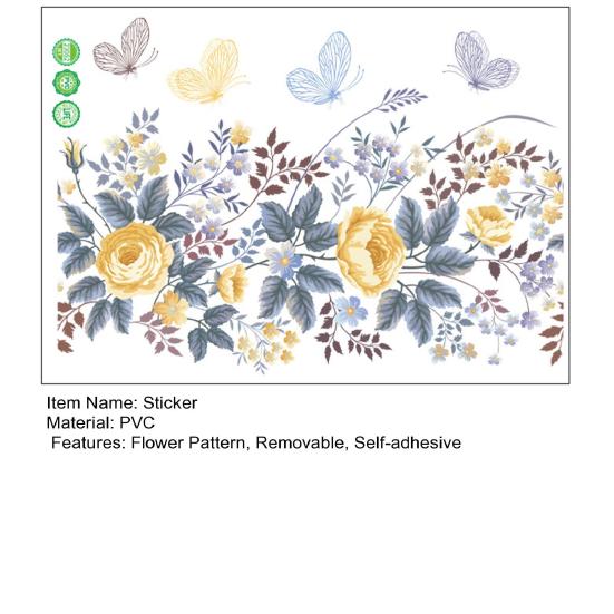 Наклейка съемная самоклеящаяся водостойкая ПВХ ванная комната настенное художественное украшение наклейка товары для дома