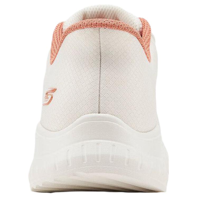 Skechers Bobs Squad Хаос Удобные Универсальные Низкие Повседневные Беговые Кроссовки Женские кроссовки Off-White 117639-WHT
