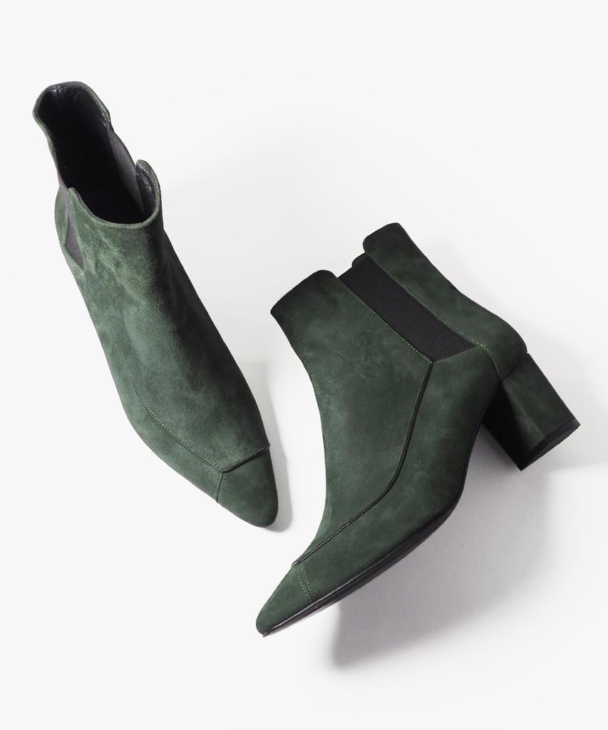 Heedimensional Solmaze Ankle Boots Dark Green