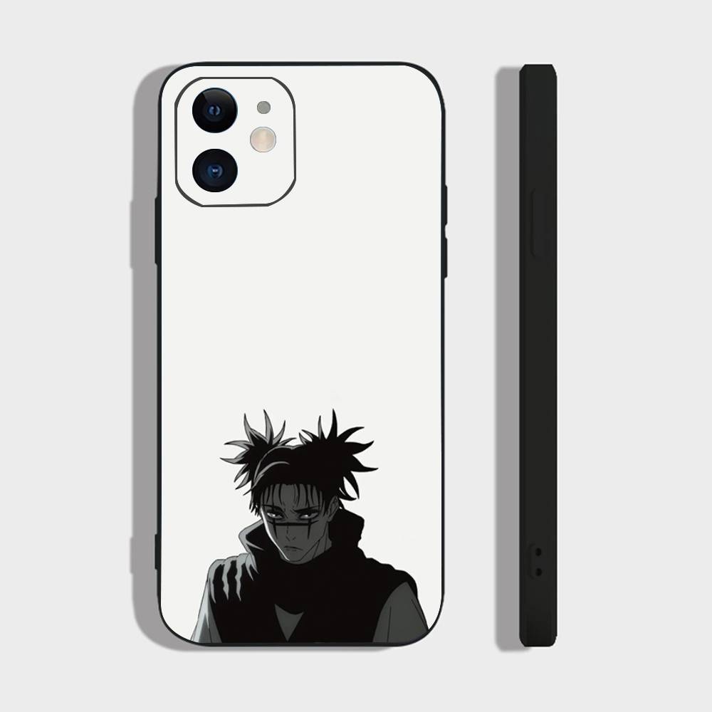 Чехол для телефона Choso Jujutsu K-Kaisen Аниме для iPhone 17 Air 16 15 14 13 Pro Max 11 12 Черный силиконовый чехол