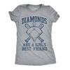 Diamonds Baseball T-Shirt, Women's Softball Tee