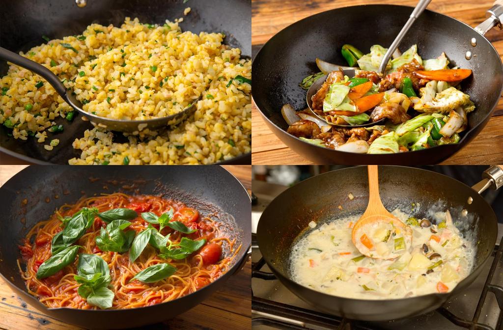 River Light Kiwami JAPAN Iron Frying Deep Iron Nitriding IH Rust Made In Japan J1428 Pan, Stir-Fry Pot, 28cm, Nitride, Processing, Compatible,