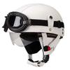 Vintage-Style Open Face Motorcycle Helmet Adults Unisex ABS Half With 3C Certification