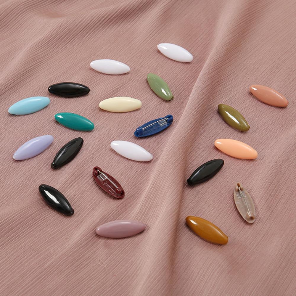 8 шт./компл. однотонная пластиковая брошь-игла элегантная детская брошь высокое качество английская булавка