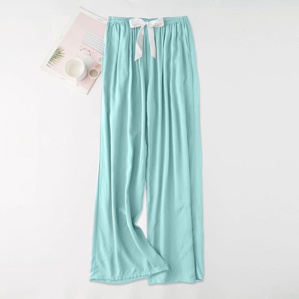 Women's Casual Fashion Sleep Pants Loungewear Pants Wearable As Outerwear High-Waisted Pants