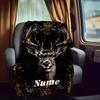 Deer Customize Your Name Blanket Warm Comfortable And Soft Blankets Are Suitable For Home Lunch Break Blanket Office Sofa Sofa Gift To Relatives And
