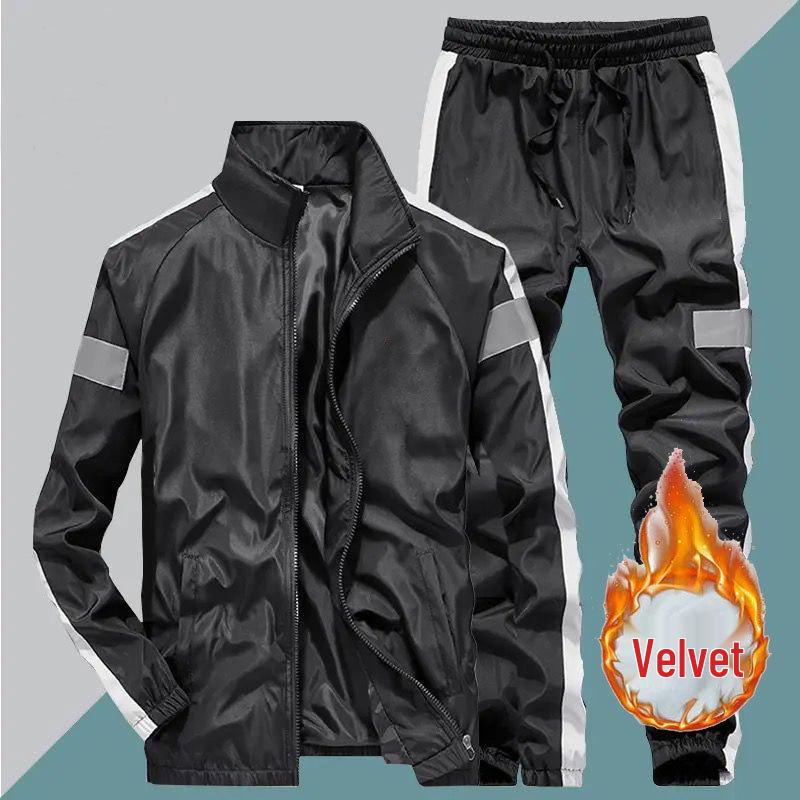 Мужской дышащий спортивный худи и кардиган: Большой размер, настраиваемый двухкомпонентный