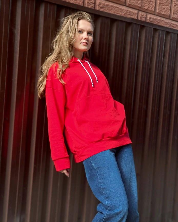 Толстовка с капюшоном (Женский) Любой сезон 8360-057 HC