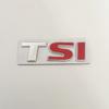 YKPSC1 3D Metal Car Letters TSI Logo For VW TSI Badges Polo Golf 4 5 6 7 MK5 MK6 MK7 Jetta Touran Passat Emblem Stickers Accessories