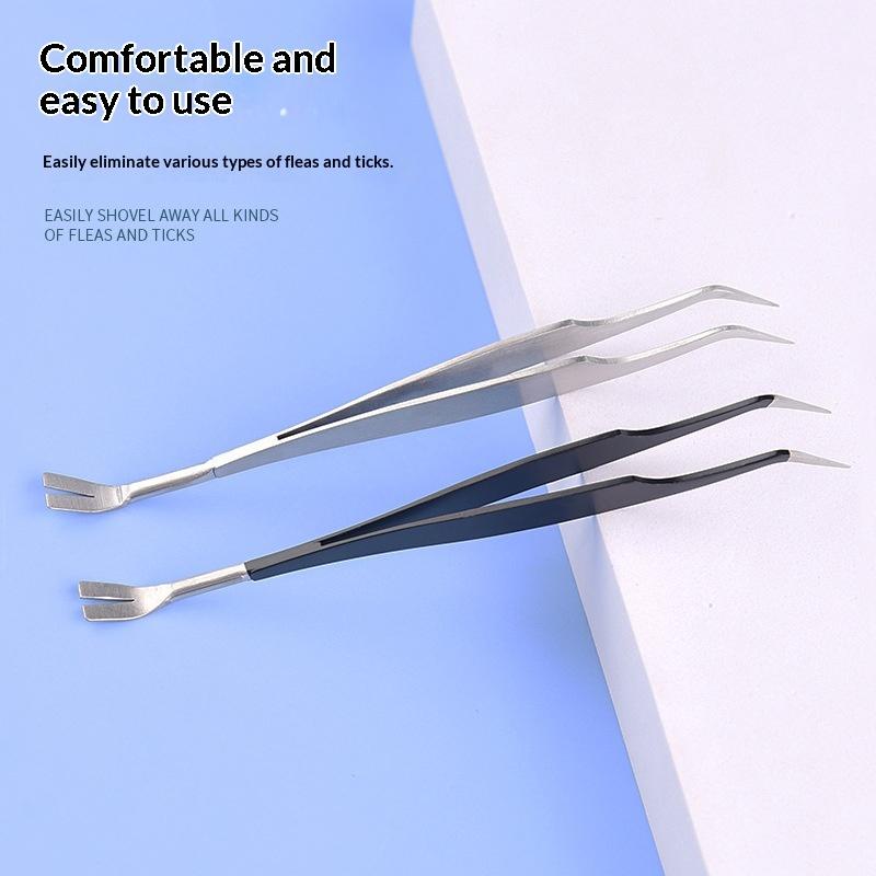 Ergonomic 2 In 1 Tick Remover Tool for Stress-Free Tick Removal on Humans and Furry Friends