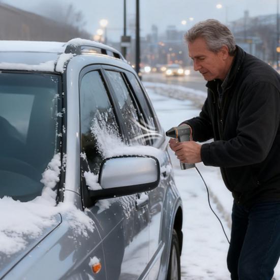 Аккумуляторная воздуходувка для листьев, воздуходувка горячего воздуха для таяния снега с бесщеточным двигателем, двойного назначения, оборудование для удаления сильного снега для внутреннего и наружного использования
