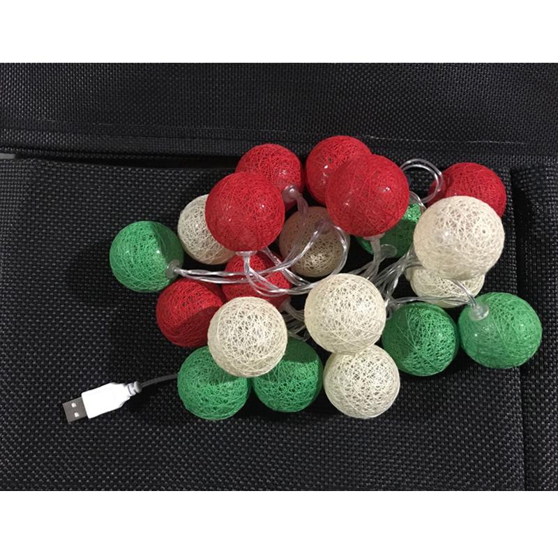 Гирлянда со светодиодными шарами