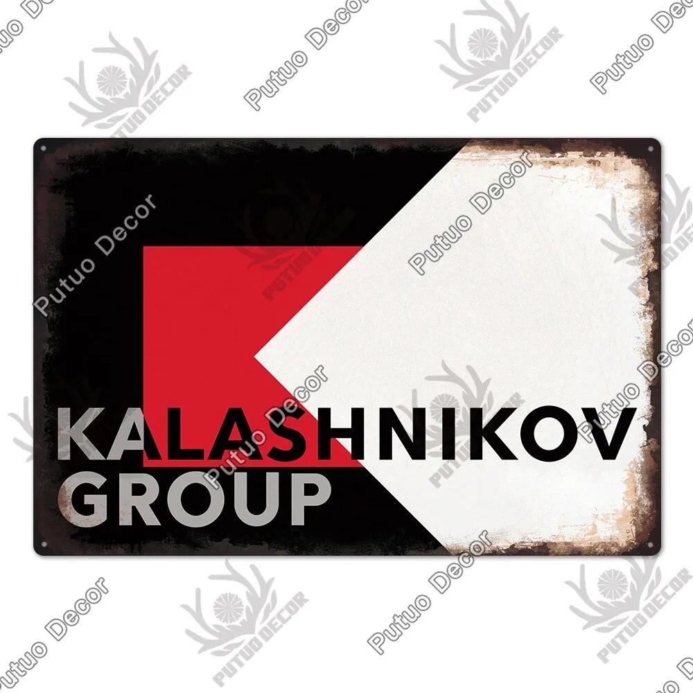 Putuo Decor Brand Poster Vintage Metal Tin Sign Plaque Plate for Garage Man Cave Gun Club Wall Decor Pistola Co2 Arma Metal