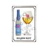 30x20 см Жестяная вывеска с пивом Hoegaarden Orval Chouffe - Винтажная металлическая табличка, Идеально подходит для Декора Стены Бара/Паба/Кухни/Дома/Кофейни, Постер