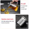 Heat Resistant Glass Teapot with Strainer Filter Infuser Tea Pot 350ml