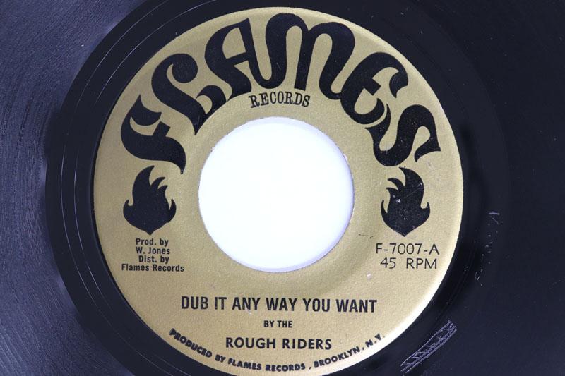 7-дюймовая пластинка ROUGH RIDERS Dub It Any Way You Want Dub F7007 FLAMES RECORDS 1975 США Регги Ска Даб Б/у