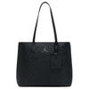 Monogram Polyurethane Tote Bag, Shopping Bag, Handbag, Shoulder Bag Unisex Black Jordan HV2860-045