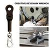 EDC Ratchet Wrench Screwdriver Accessory Compact Size Portable Widely Used Telescoping Keychain Ratchet Wrench Camping Tool