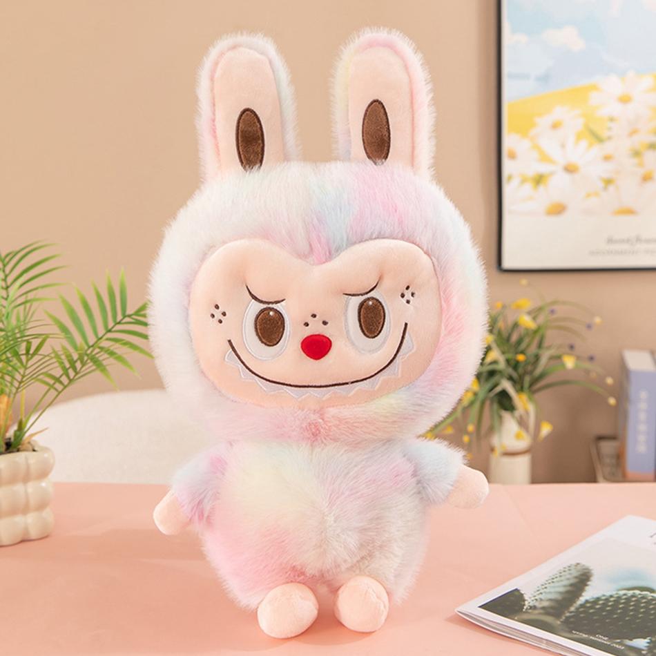 30СМ Милая Плюшевая Игрушка Кролик Лабу, Милая Кукла Bubble Mart, Мягкая Тряпичная Кукла, Детская Подушка, Подарок на День Рождения