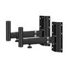 1 Pair Speaker Wall Mounts Brackets Speaker Stands Support Up To 110lbs All Metal Thickened