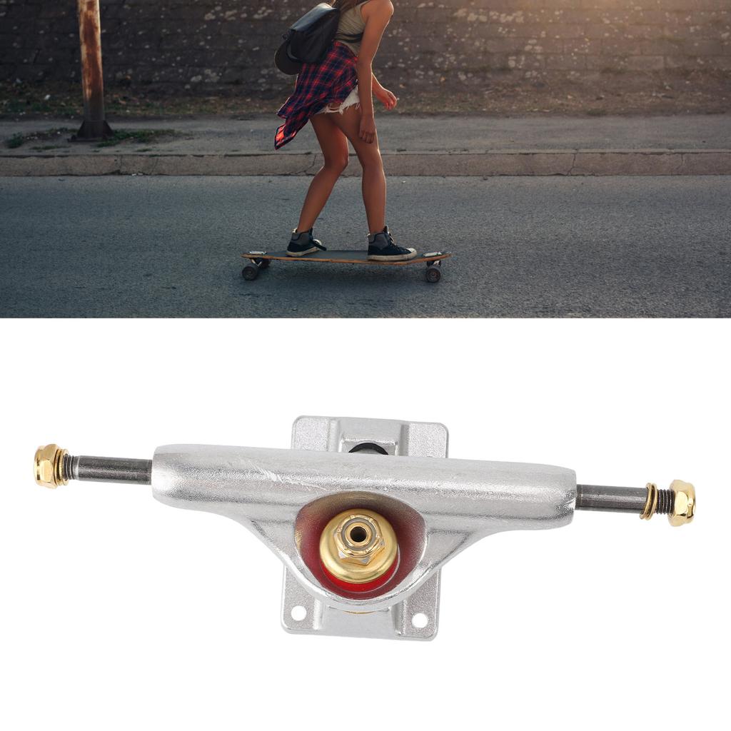 2шт скейтборд тележки 5 дюймов алюминиевый сплав полые легкие амортизирующие скейтборд мост Br