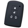 [ИКТ] Силиконовый чехол для смарт-ключа для автомобилей Toyota, 4 кнопки, двусторонняя сдвижная конструкция, черный/Voxy/Noah/Esquire/Alphard/Velfire/Sienta,