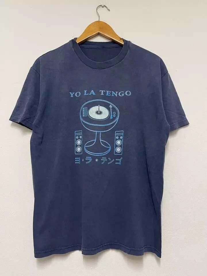 Yo La Tengo Shoegaze Музыка Унисекс Темно-синяя Футболка Полный Размер S-5XL Унисекс Футболка