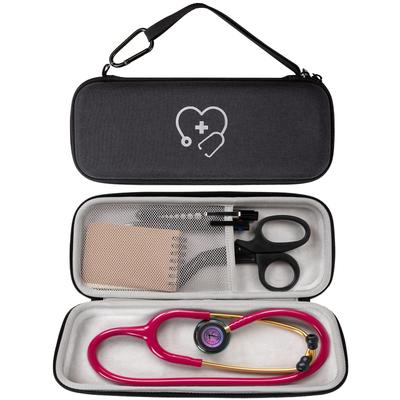 ProCase Футляр для хранения стетоскопа Ударопрочный Жесткий EVA Чехол для переноски с сетчатым карманом для Маленького Совместимый с Littmann Cardiology Classic Classic и